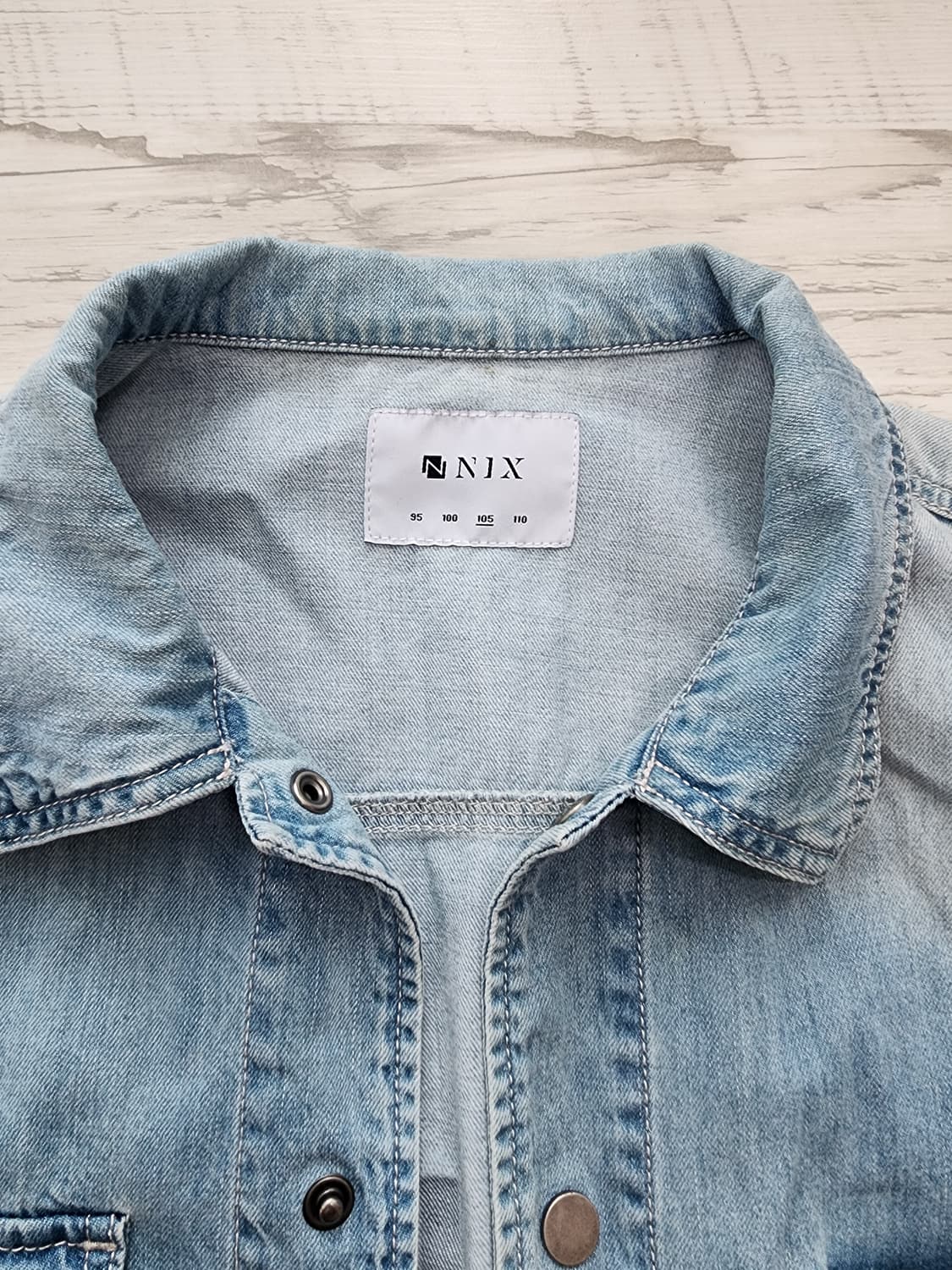 NIX 닉스 데님 초어 자켓 (100~105)사이즈 야상 청자켓 워크자켓 상품이미지5