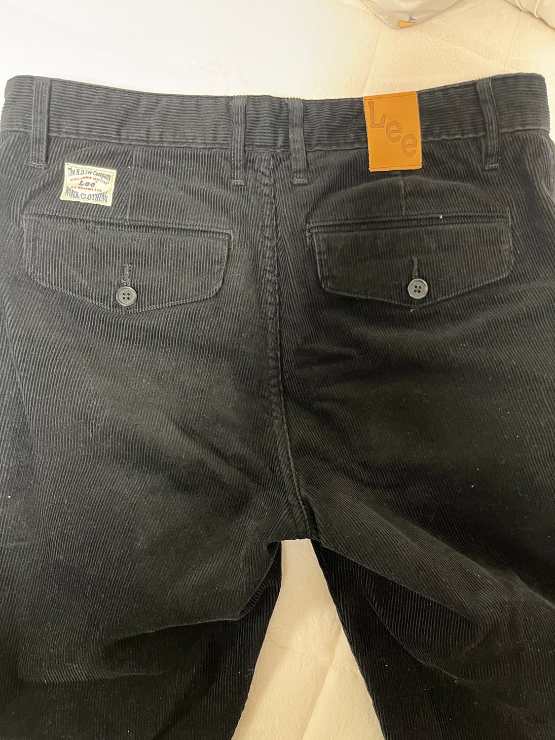 Lee 블랙 골덴 릴렉스드핏 30 상품이미지1