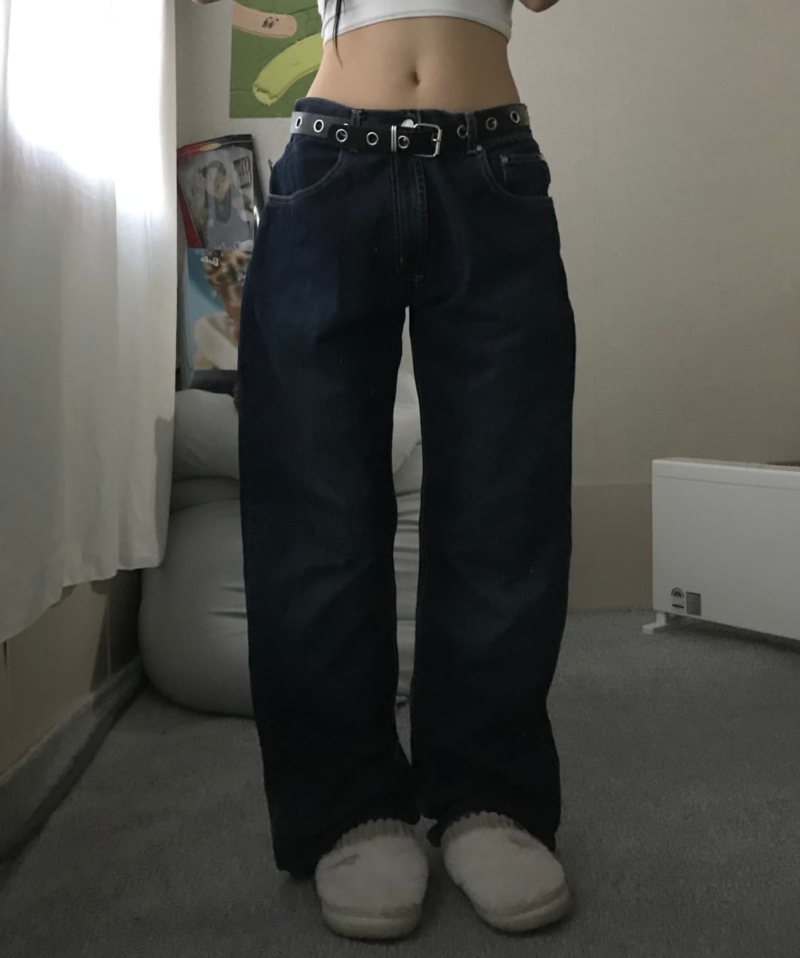 팀버랜드 와이드 데님팬츠 상품이미지3