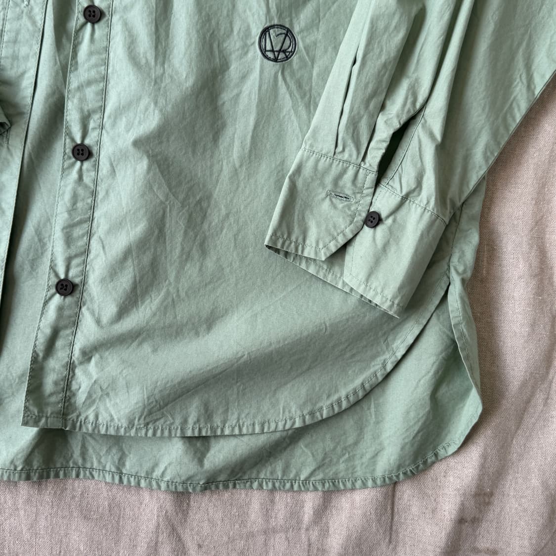 루에브르 민트 블라우스 셔츠 F 상품이미지2