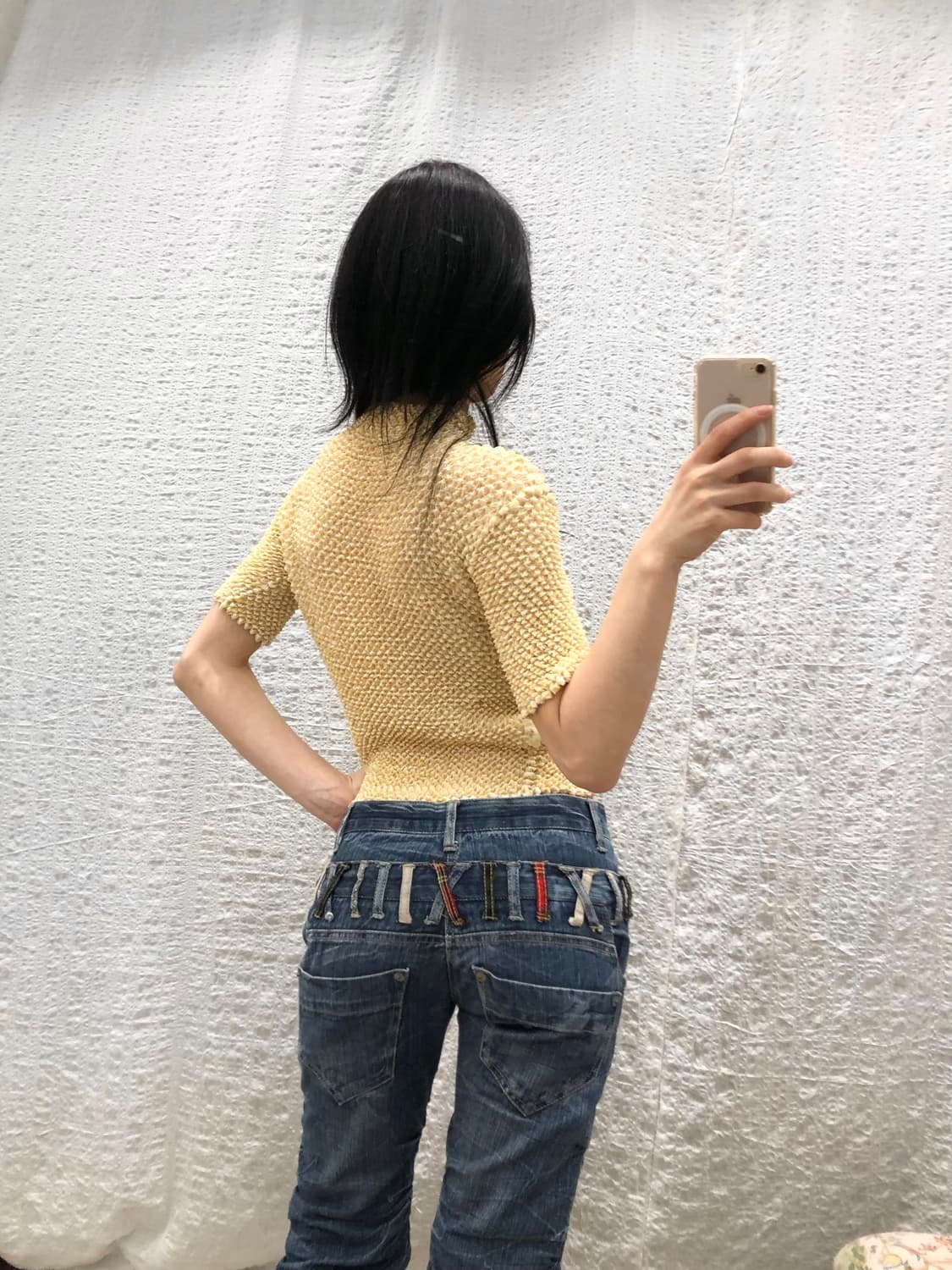 Popcorn Half Sleeve Knit 상품이미지5