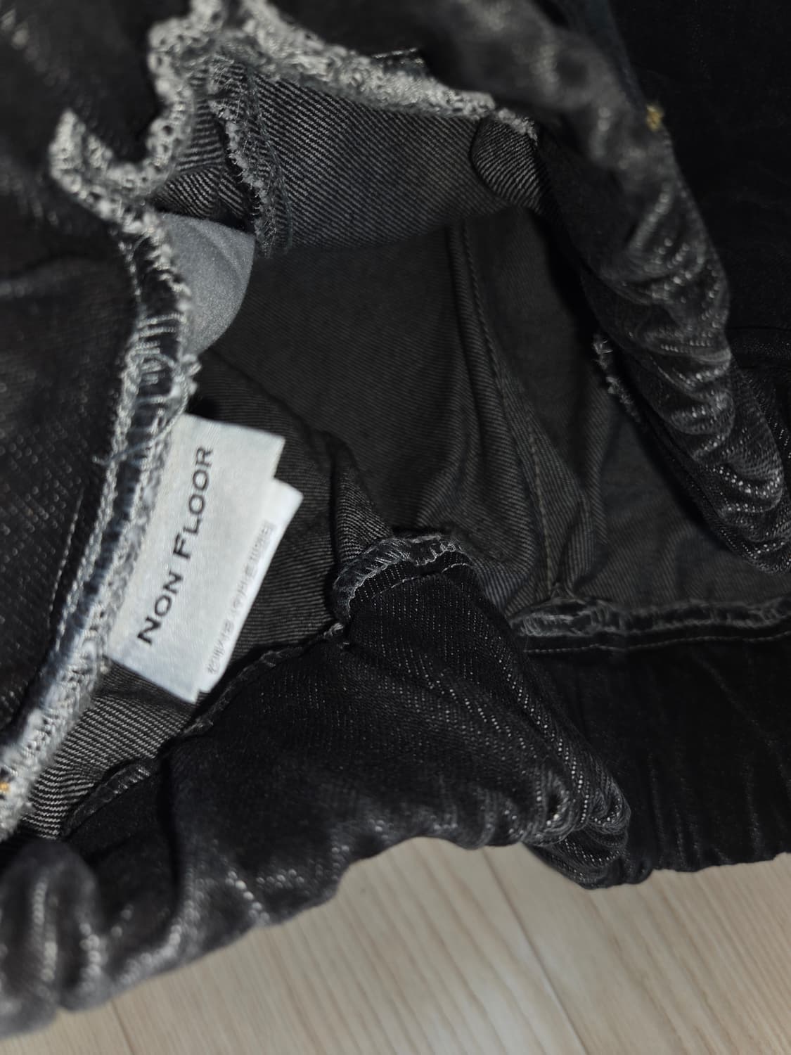 논플로어 러프컷 데님팬츠 상품이미지4