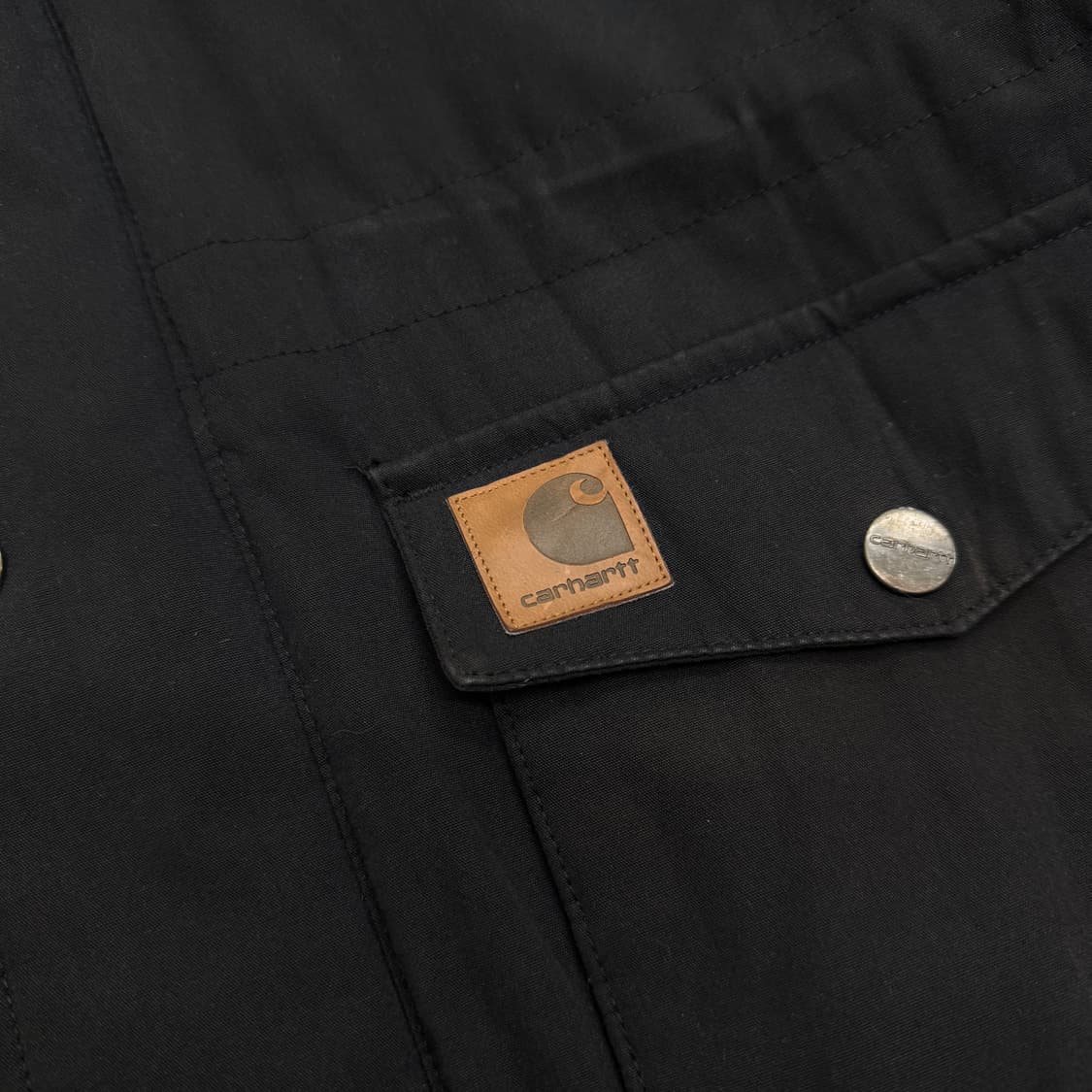 칼하트 WIP 가죽패치 트래퍼 파카 상품이미지5