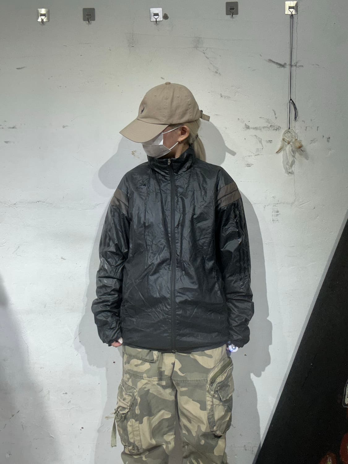 아디다스 블랙 바람막이 자켓 L 상품이미지2