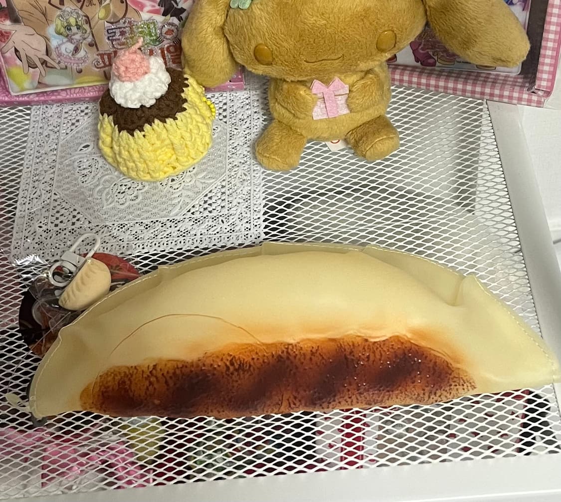 일괄 교자 필통 만두 키링 스트랩 키체인 음식 모형 갸루 디저트 파우치 상품이미지2