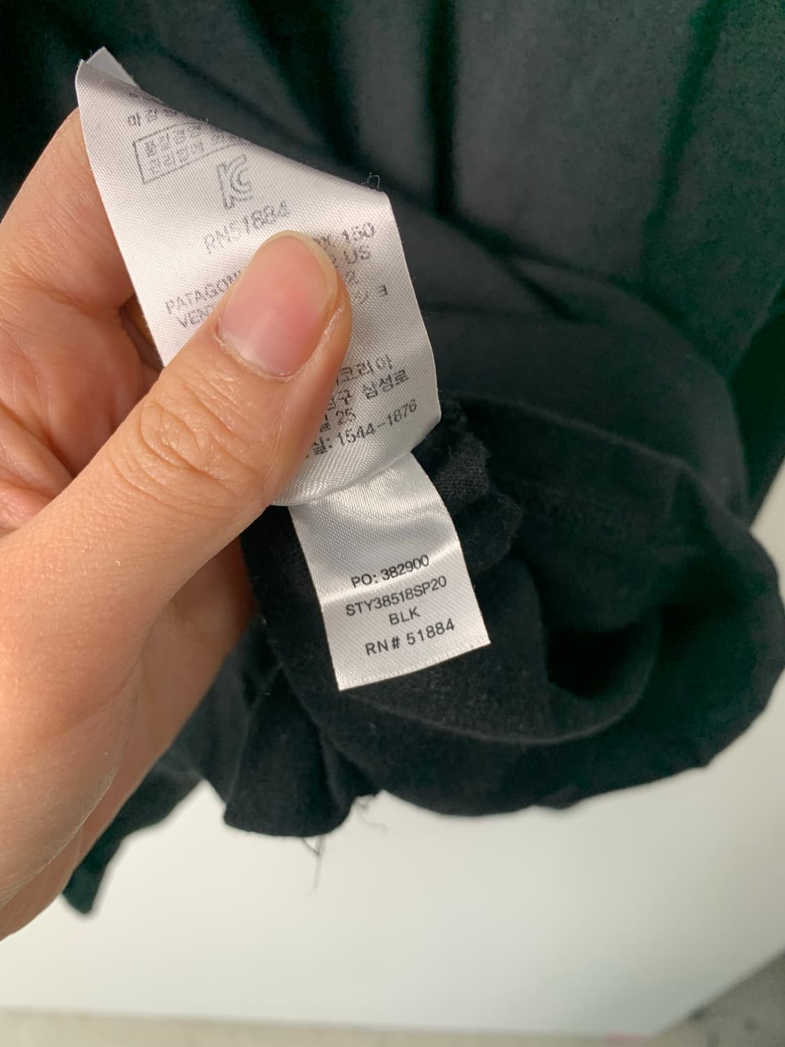 파타고니아 백로고 블랙 롱슬리브 긴팔티 상품이미지8