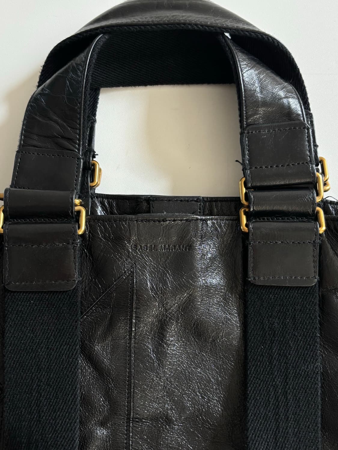 Isabel Marant 이자벨마랑 레더 패치워크 토트백 상품이미지6