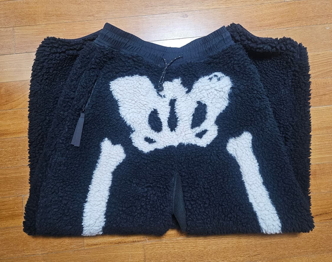 캐피탈 본 보아 플리스 이지 팬츠 블랙 상품이미지2