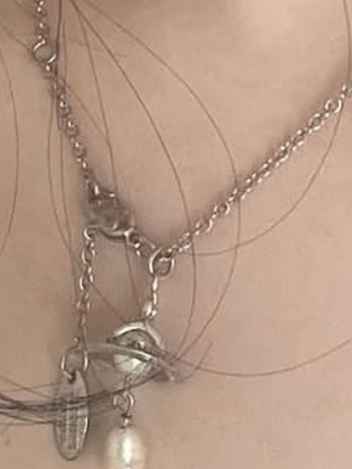 비비안웨스트우드 알렉사 목걸이 실버 상품이미지4