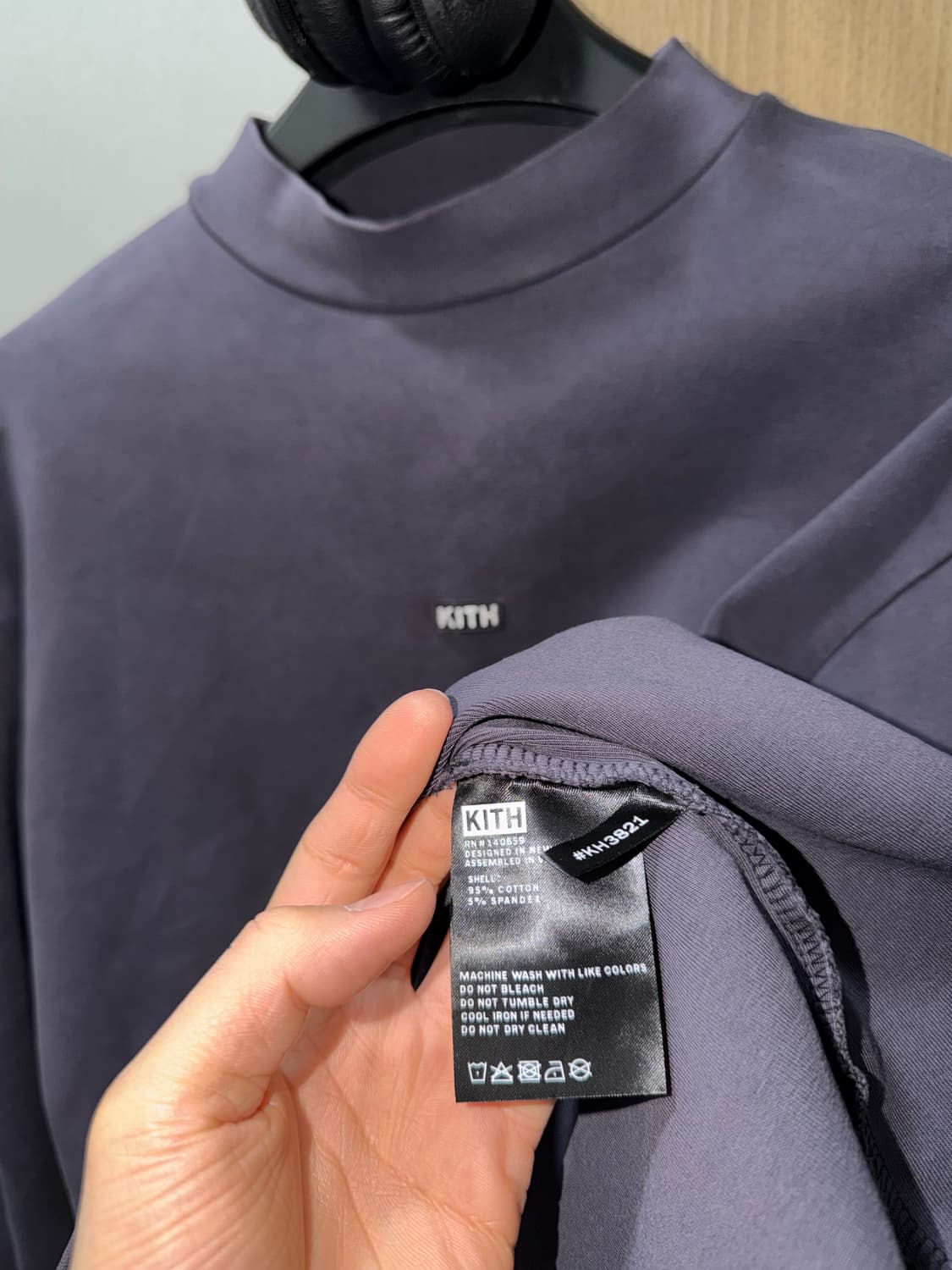 키스 [새상품급.정품] 박스로고 (시세 30만) 맨투맨 모크넥 L 상품이미지3