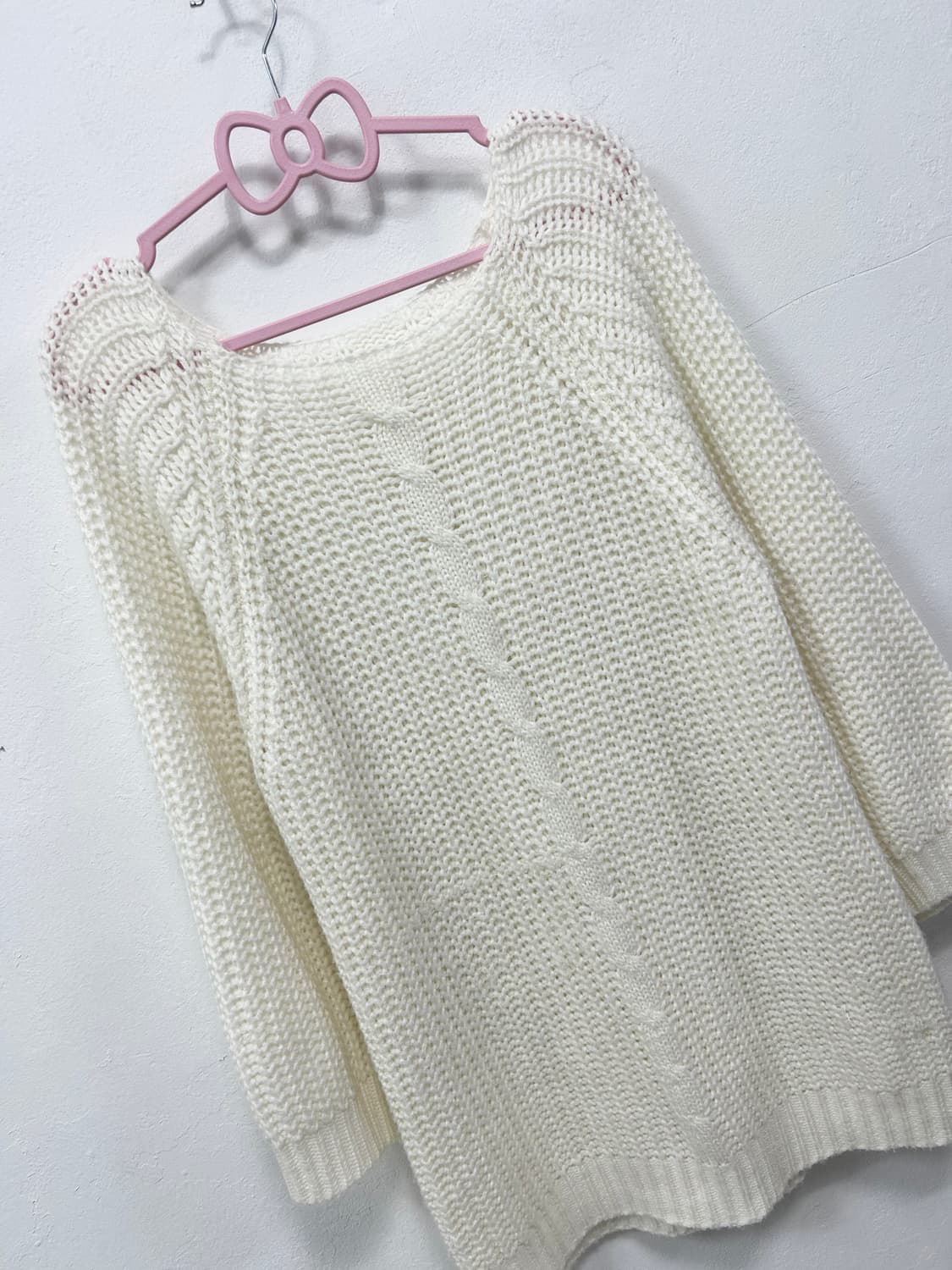 히메갸루 달천깔 리본 니트 원피스 상품이미지6