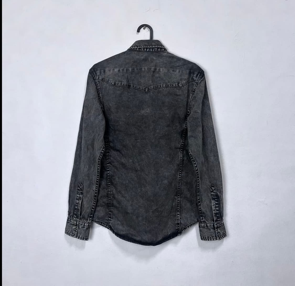 washing gray western shirts 상품이미지8