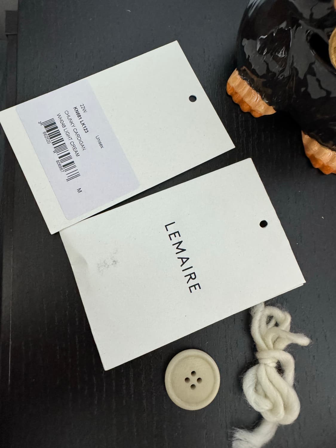 르메르 청키가디건 아이보리 M 상품이미지9