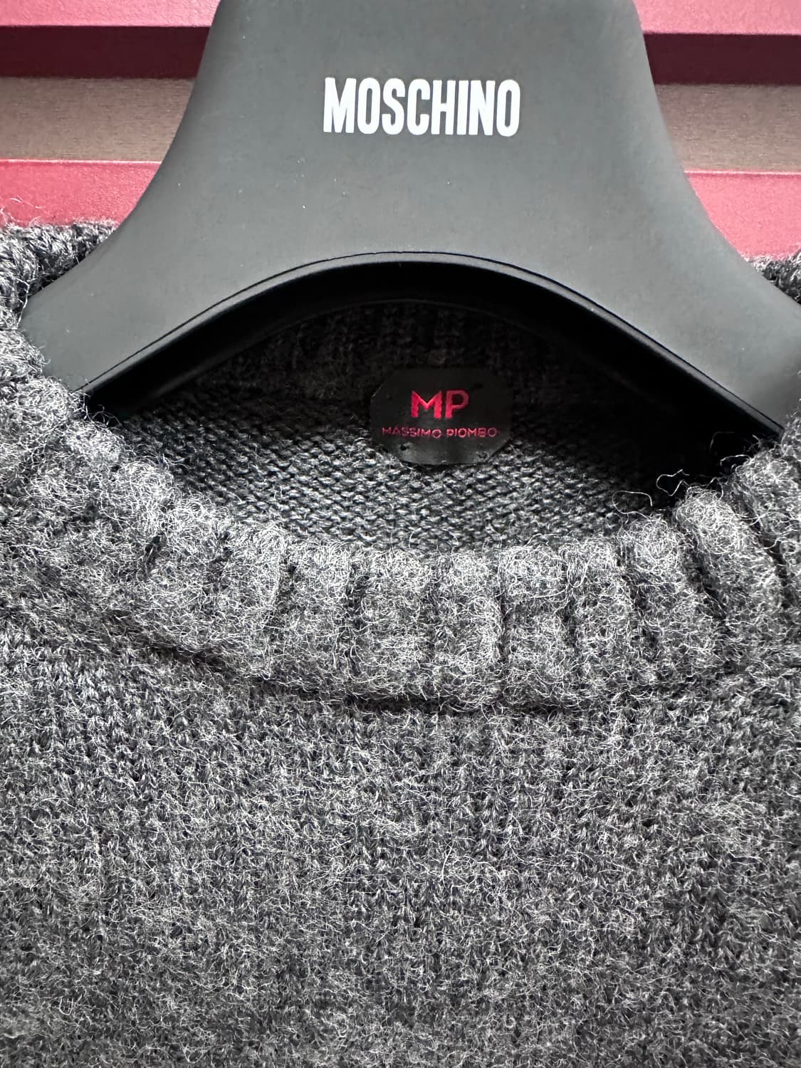 MP 마시모피옴보 그레이 울 니트 105사이즈 상품이미지3