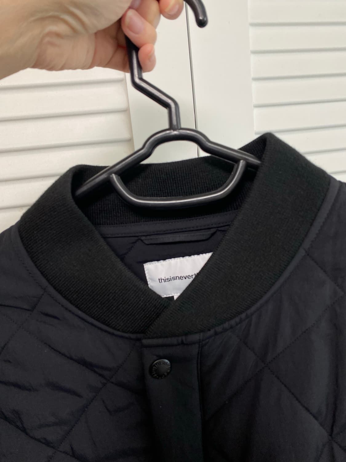 디스이즈네버댓 퀼팅 자켓 블랙 M 상품이미지6