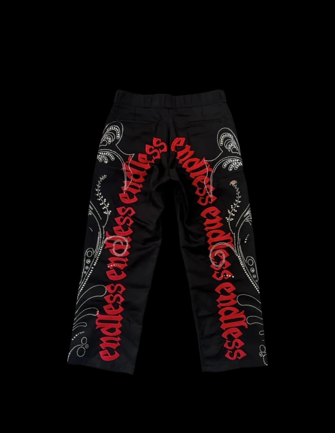 Endless denim black&red 워크 팬츠 34 상품이미지1