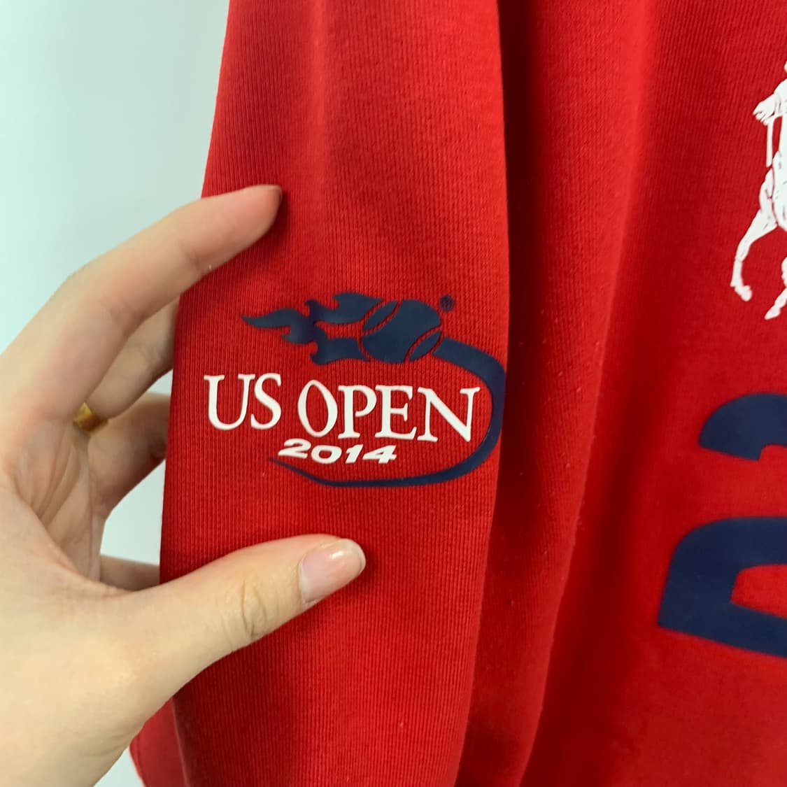 폴로 랄프로렌 us 오픈 레드 후드티 상품이미지6