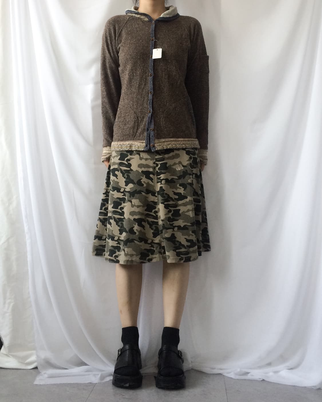 Ethnic mood knit cardigan 상품이미지8
