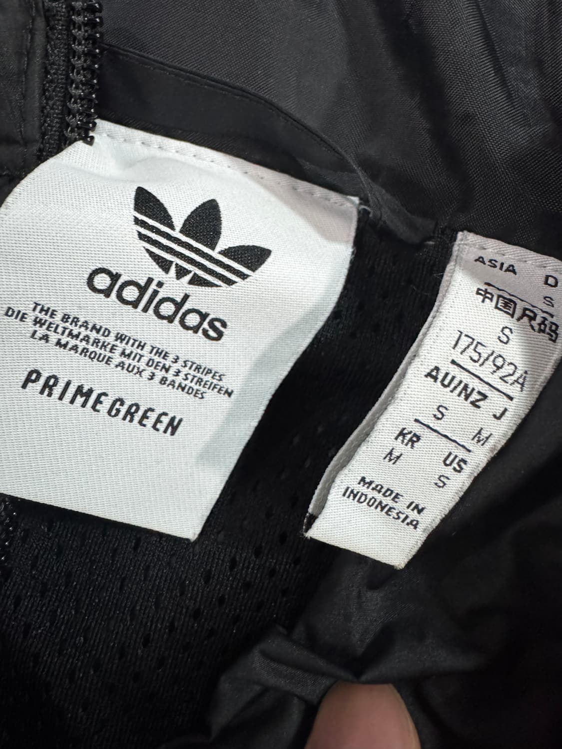 아디다스 3ST 삼선 트랙 후드 윈드브레이커 바람막이 상품이미지3