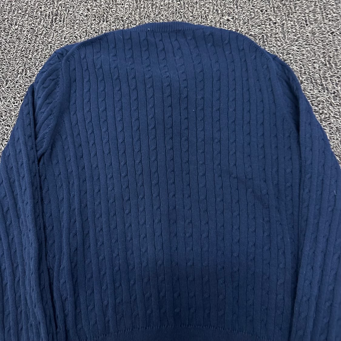 빈폴 여성 케이블 꽈배기 가디건 니트 네이비 S 상품이미지7