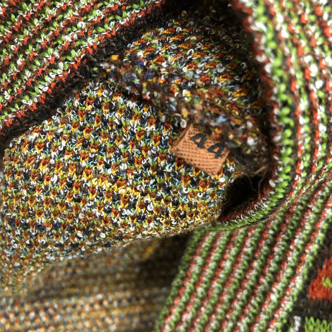 미쏘니 멀티컬러 패턴 가디건 상품이미지5