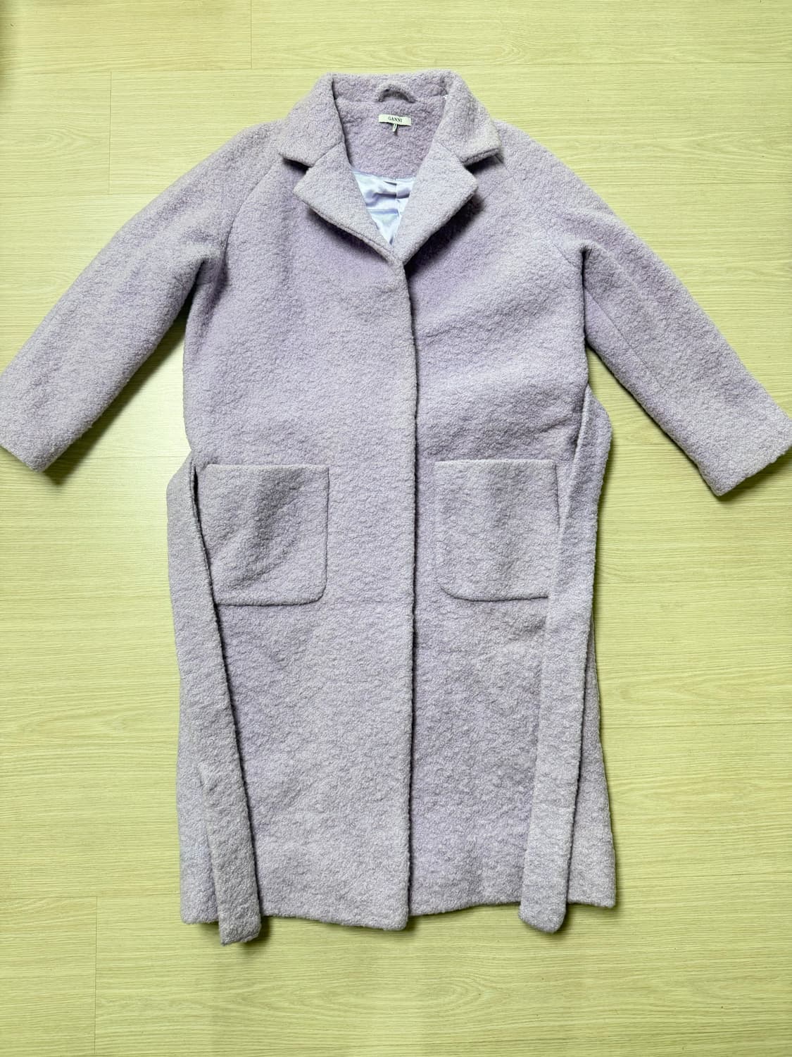 가니 GANNI 라벤더 코트 상품이미지2