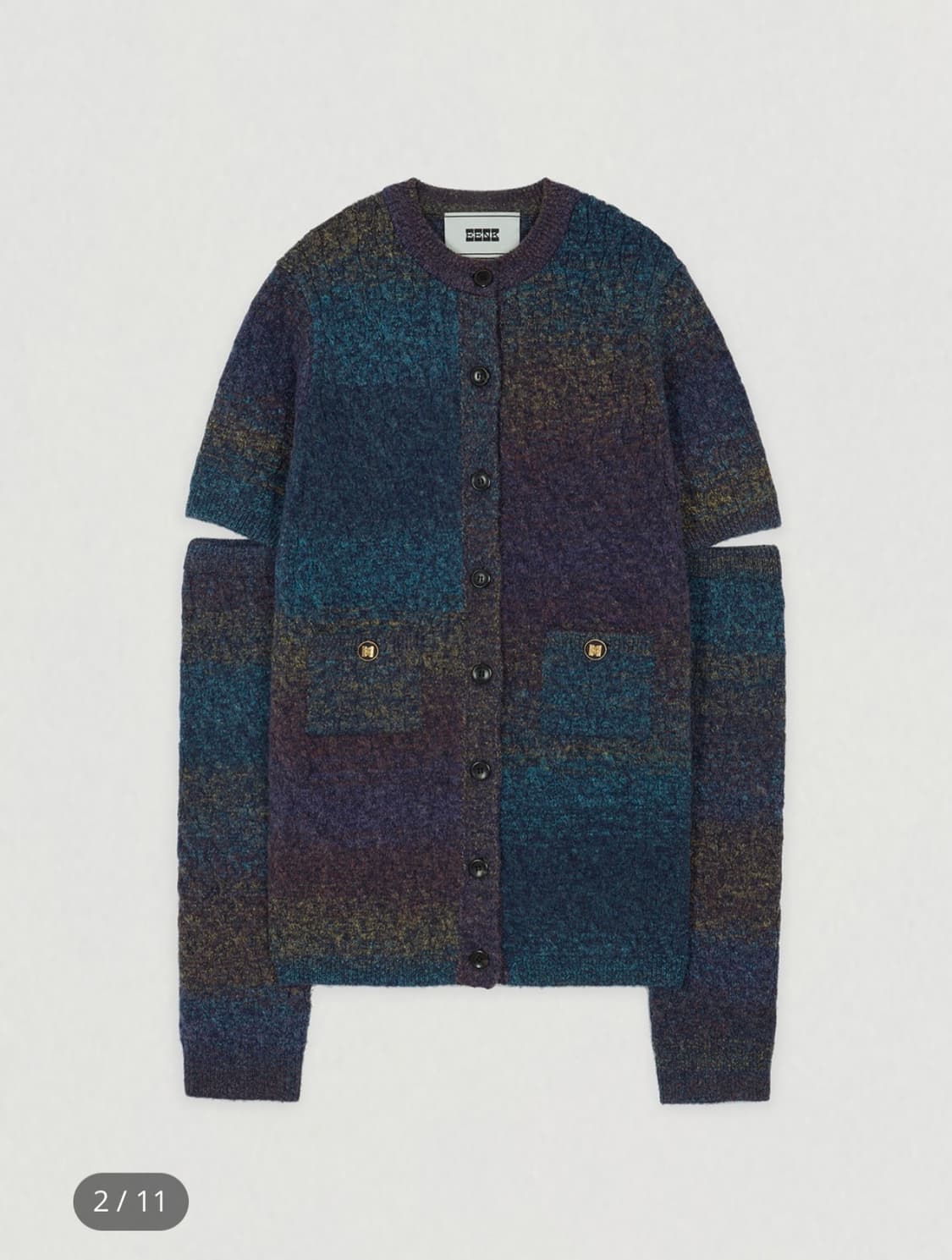 EENK 잉크 니트원피스+암워머 세트 상품이미지5