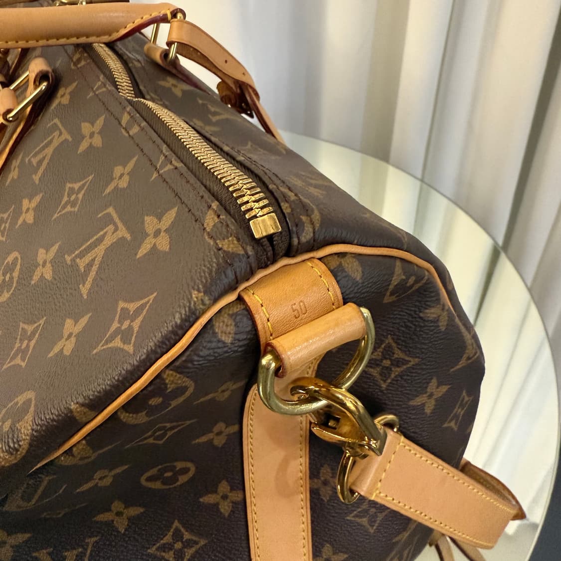 루이비통 모노그램 반둘리에 키폴 50사이즈 신형 상품이미지9