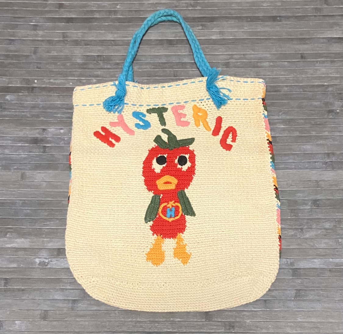 Handmade knitted tote bag 상품이미지1