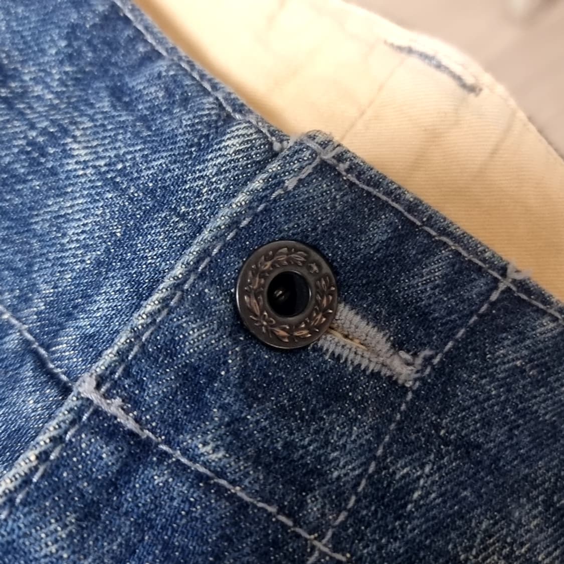 japan 빔즈 데님 워싱 미해군카고 바지(실측) 상품이미지9