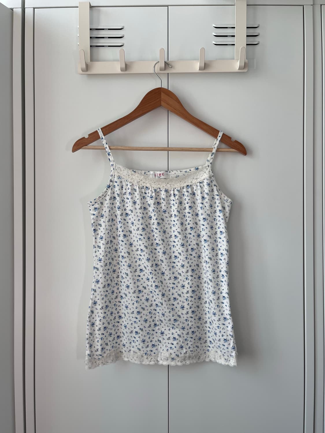 Iimk 레이스 잔꽃 패턴 슬리브리스 상품이미지3