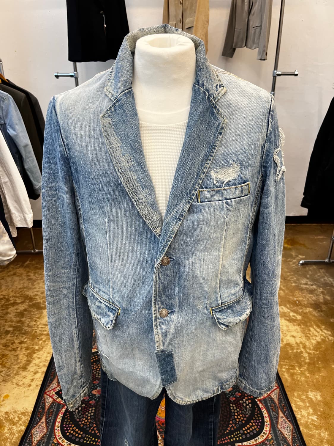 재패니즈 빈티지 데님 블레이져 자켓 상품이미지2