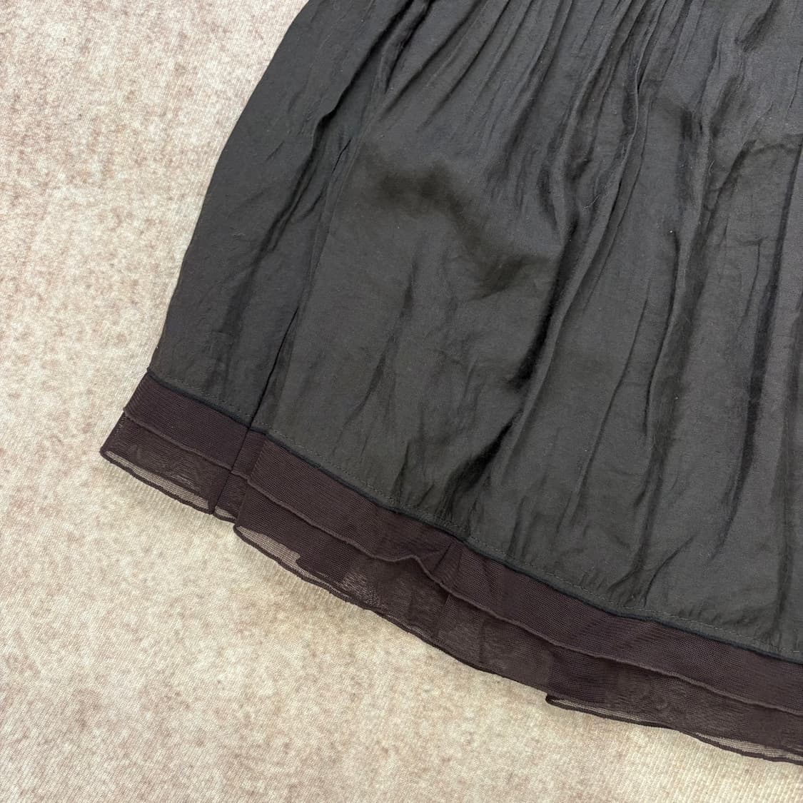 크리즈 주름 히피 페어리 미디스커트 JPN 상품이미지2