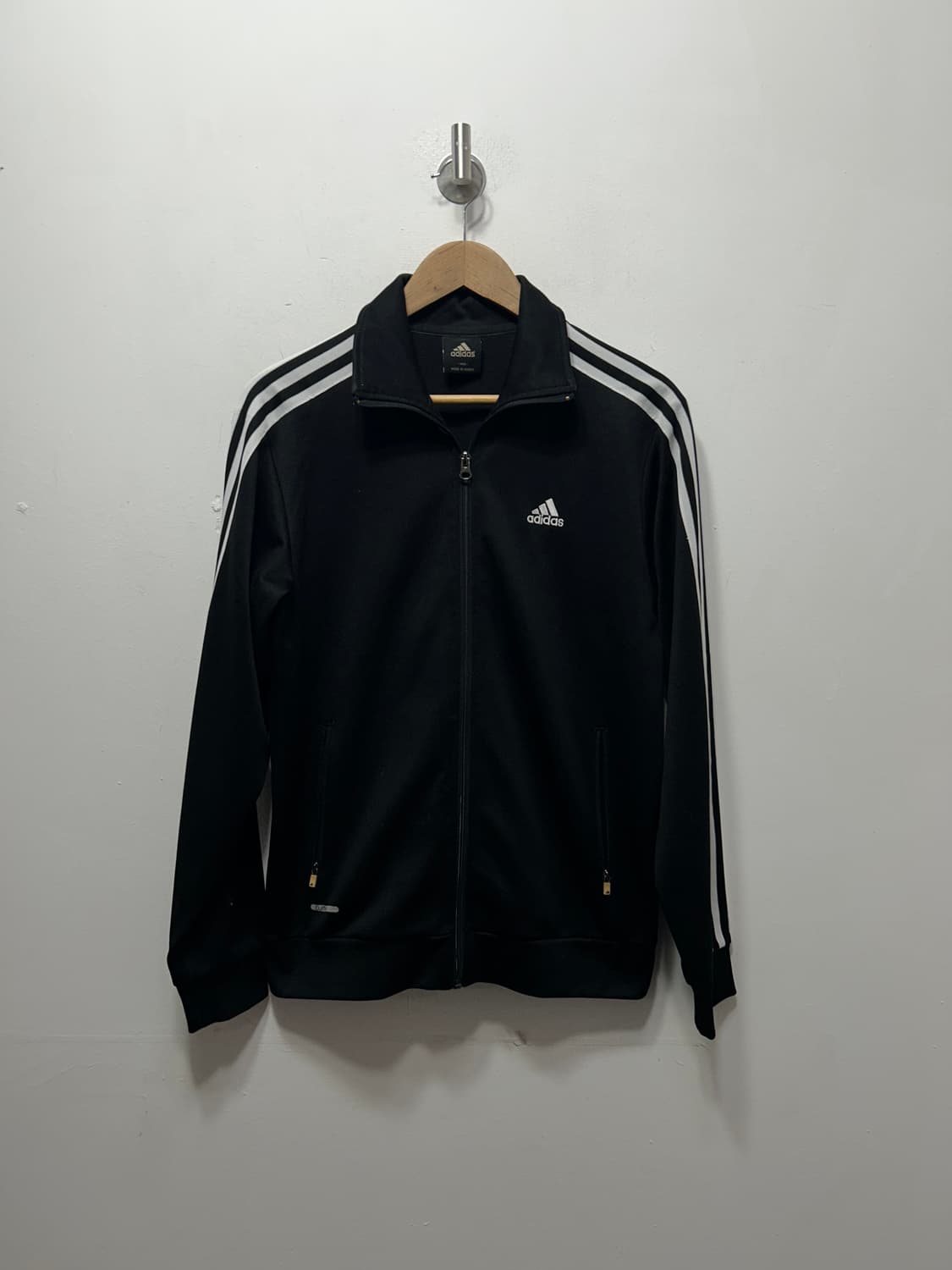 아디다스 블랙 여성 저지 트랙 자켓 집업 L  상품이미지1