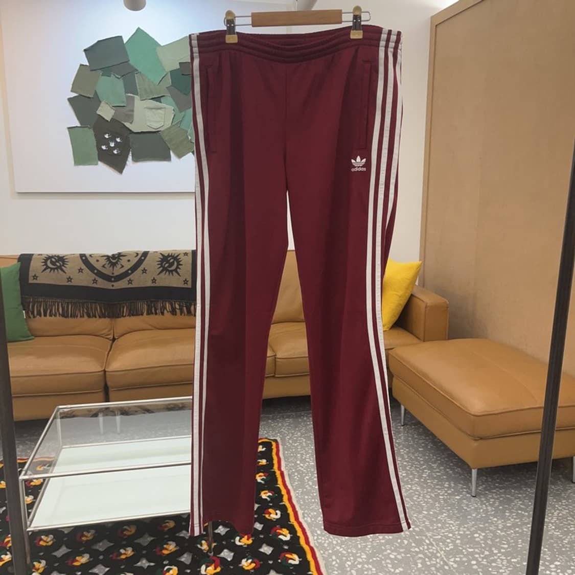 아디다스 클래식 유로파 버건디 트랙팬츠  XL C06749 상품이미지3