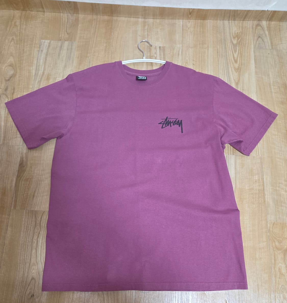 스투시 채인 링크 티셔츠 베리 L사이즈 상품이미지3