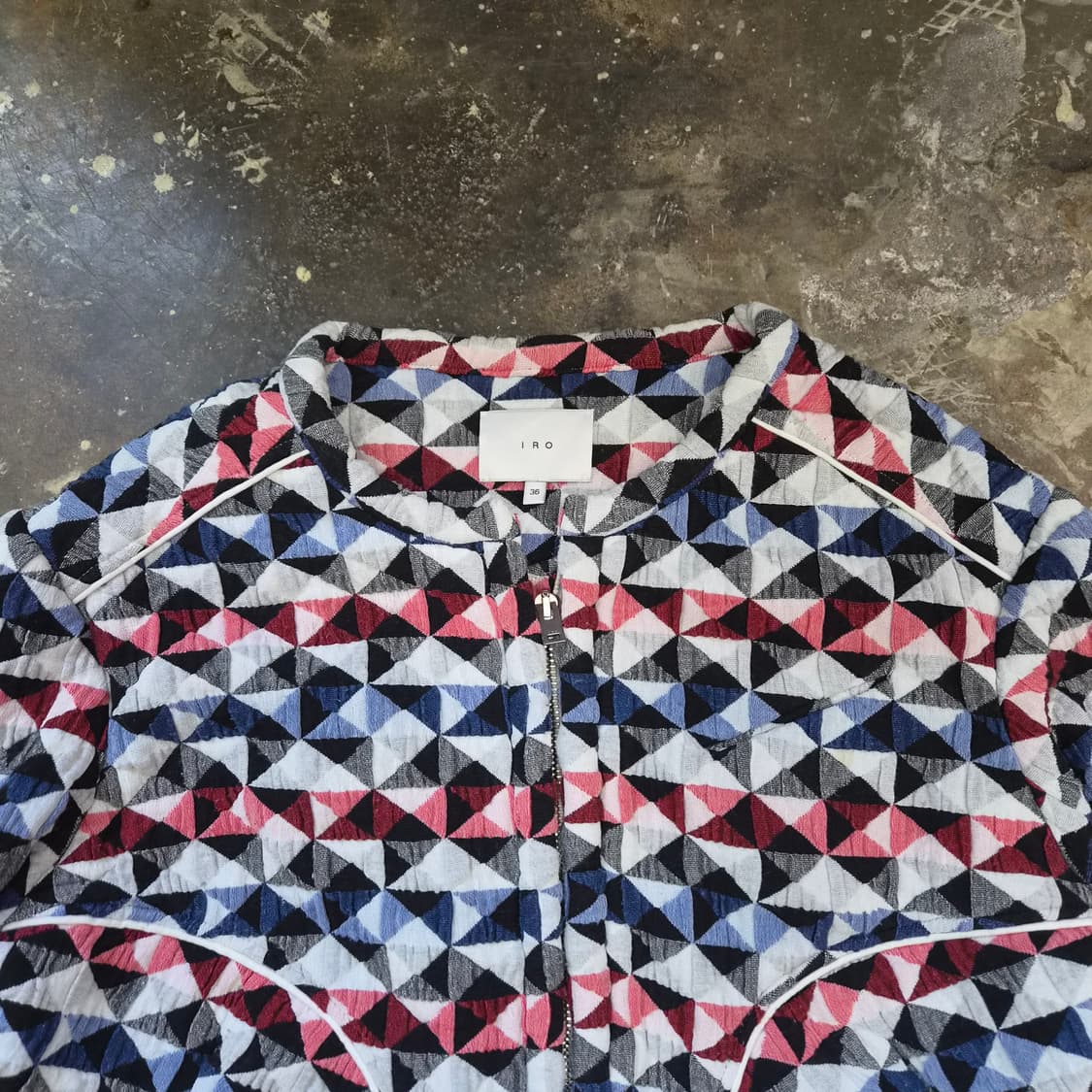 36) IRO 이로 자켓 블루종 점퍼 상품이미지3