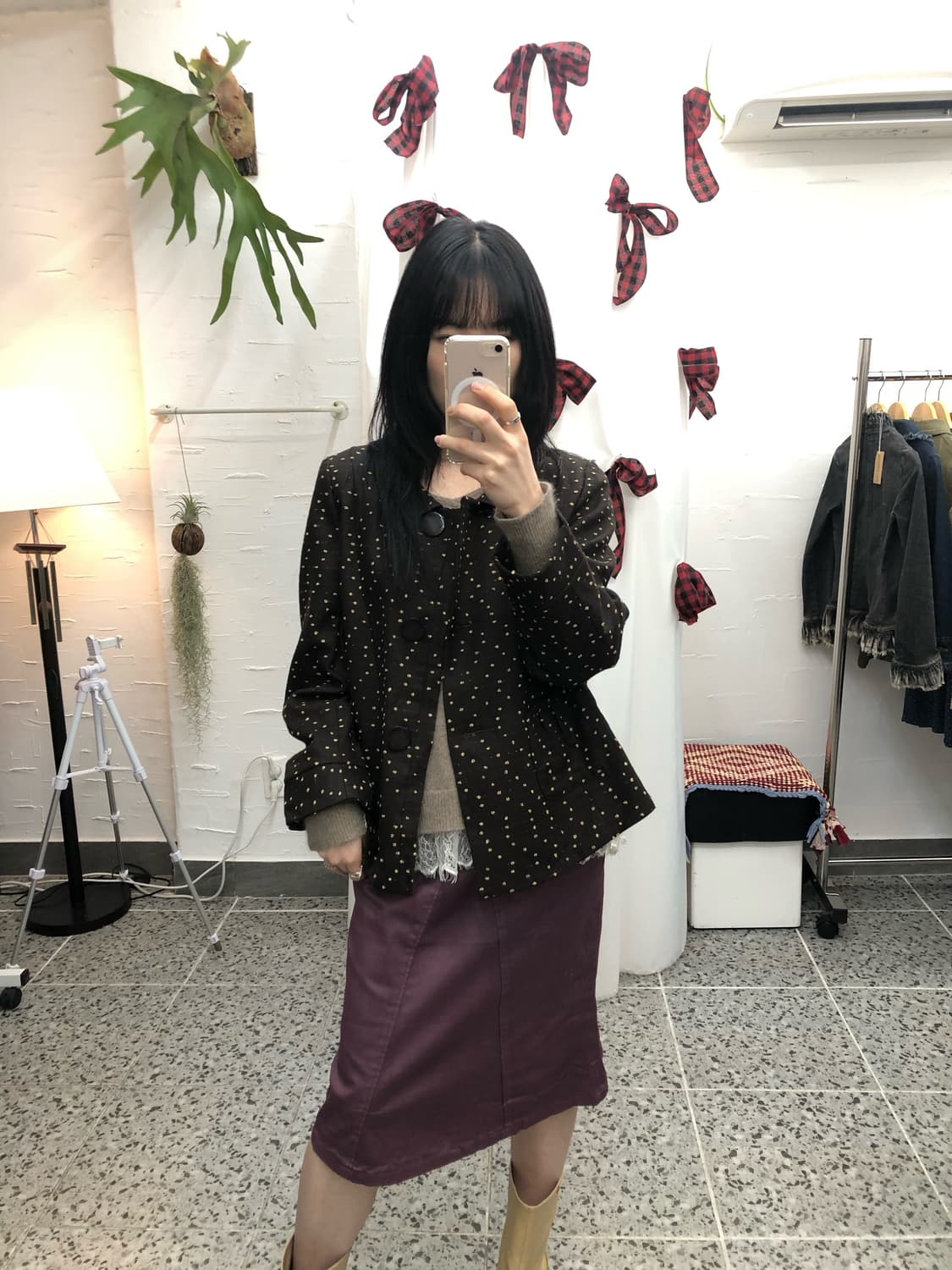 mocha gold dot jacket 상품이미지3