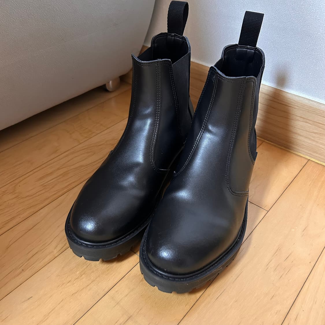 커스텀에이드 첼시부츠  소가죽 코만도 첼시부츠 닥터마틴 레드윙 상품이미지4