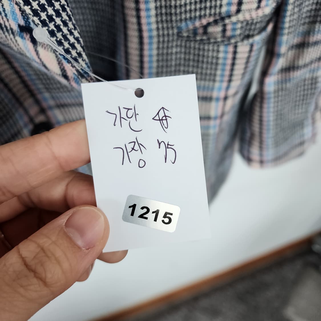 ZOOC 체크 더블 브레스트 자켓 상품이미지6