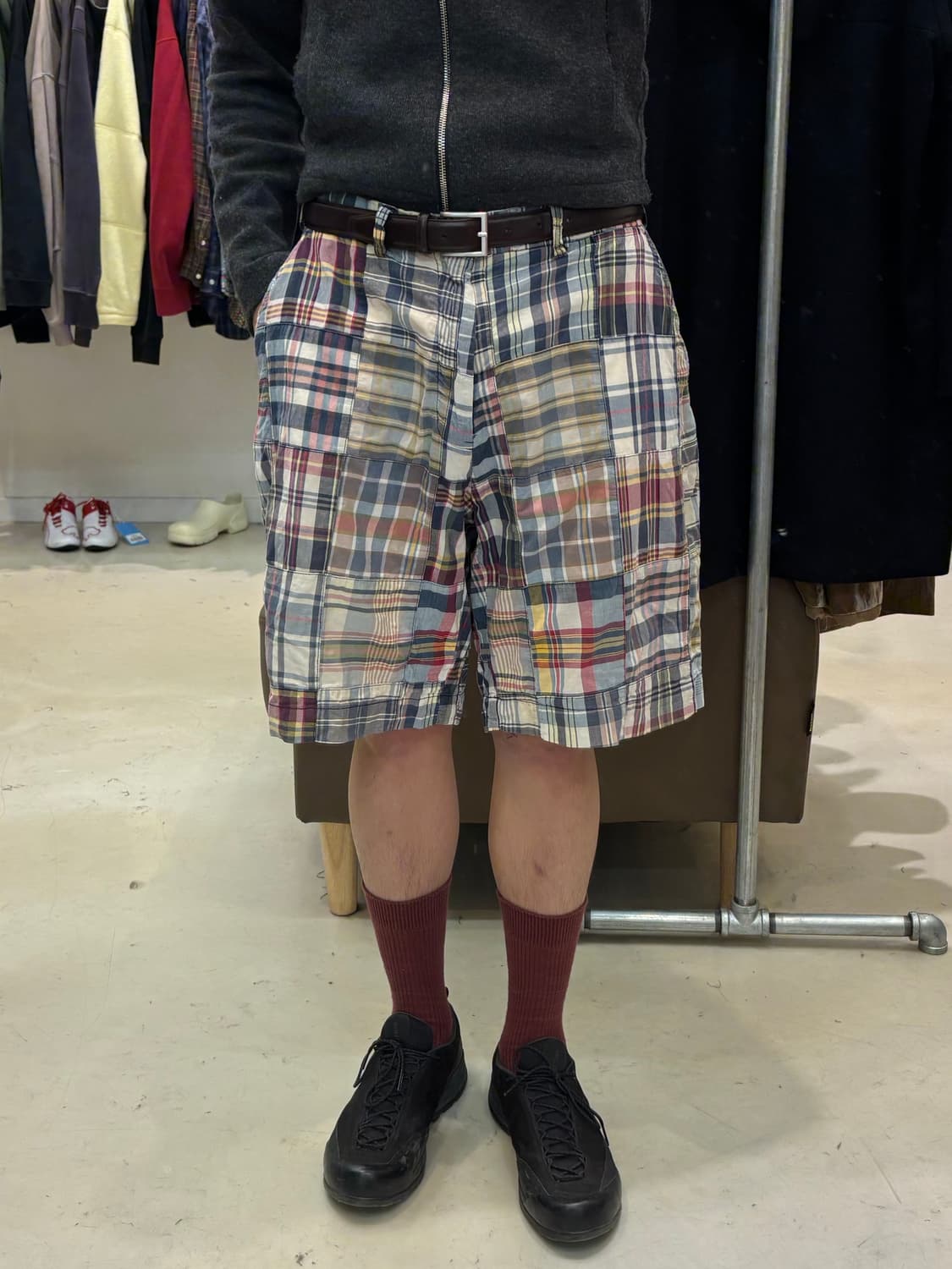 폴로 랄프로렌 마드라스 패치워크 쇼츠 상품이미지4