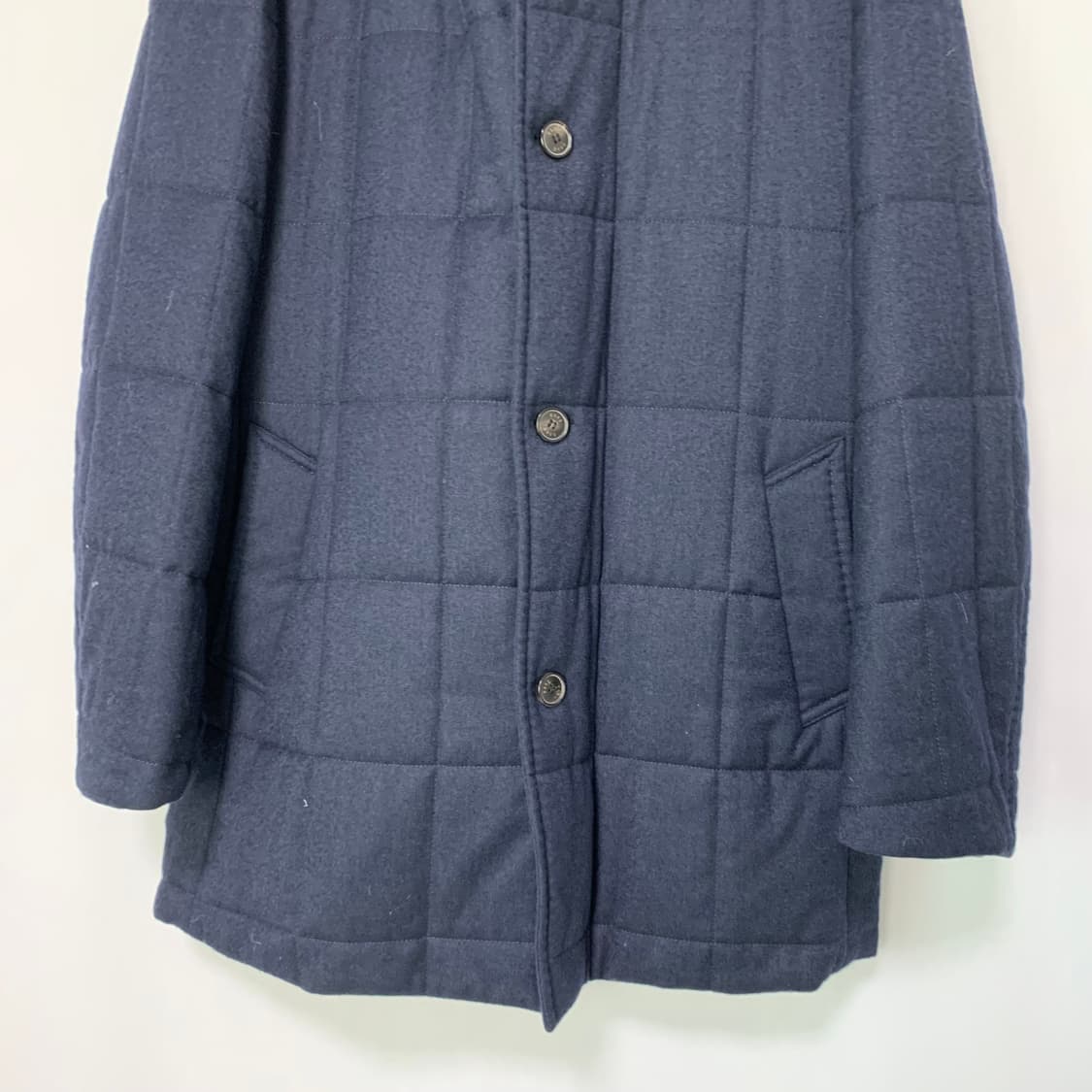 닥스 밍크퍼 카라 배색 퀄팅 패딩 코트 점퍼 빈티지 105 사이즈 상품이미지3