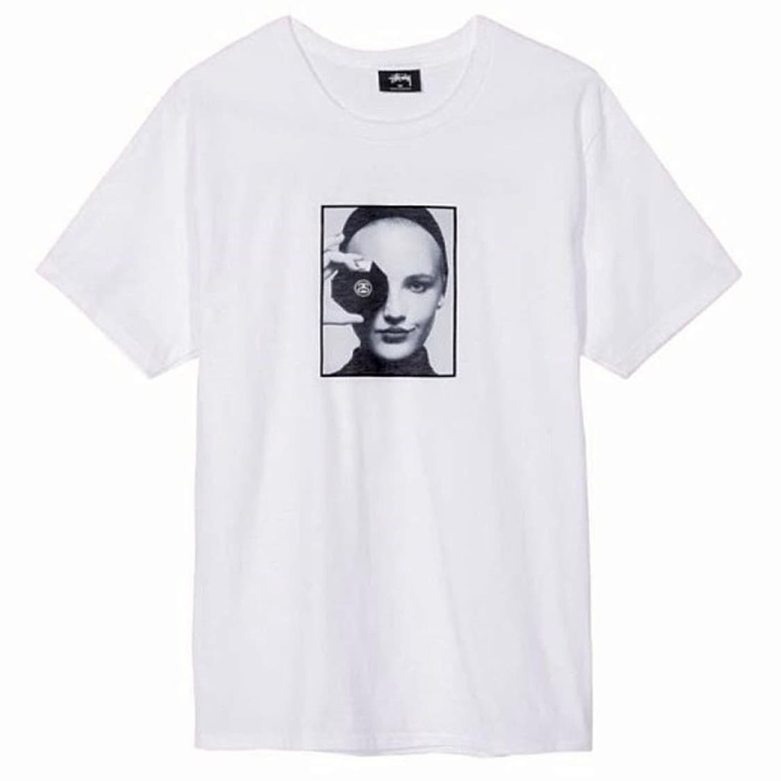stussy 19ss 샤넬 캠페인 칼 라거펠트 티셔츠 상품이미지1