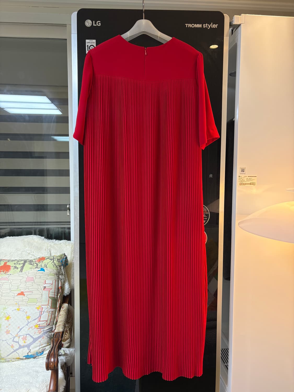 레드 롱원피스 상품이미지2