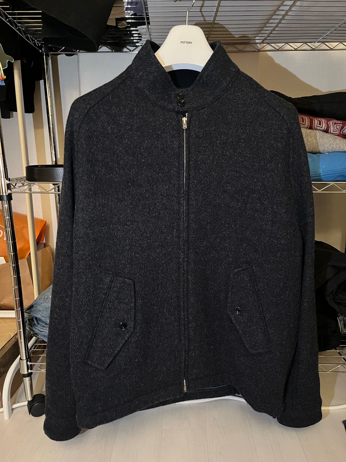 pottery  m.wool harrington jk / d.nv (2) 상품이미지1