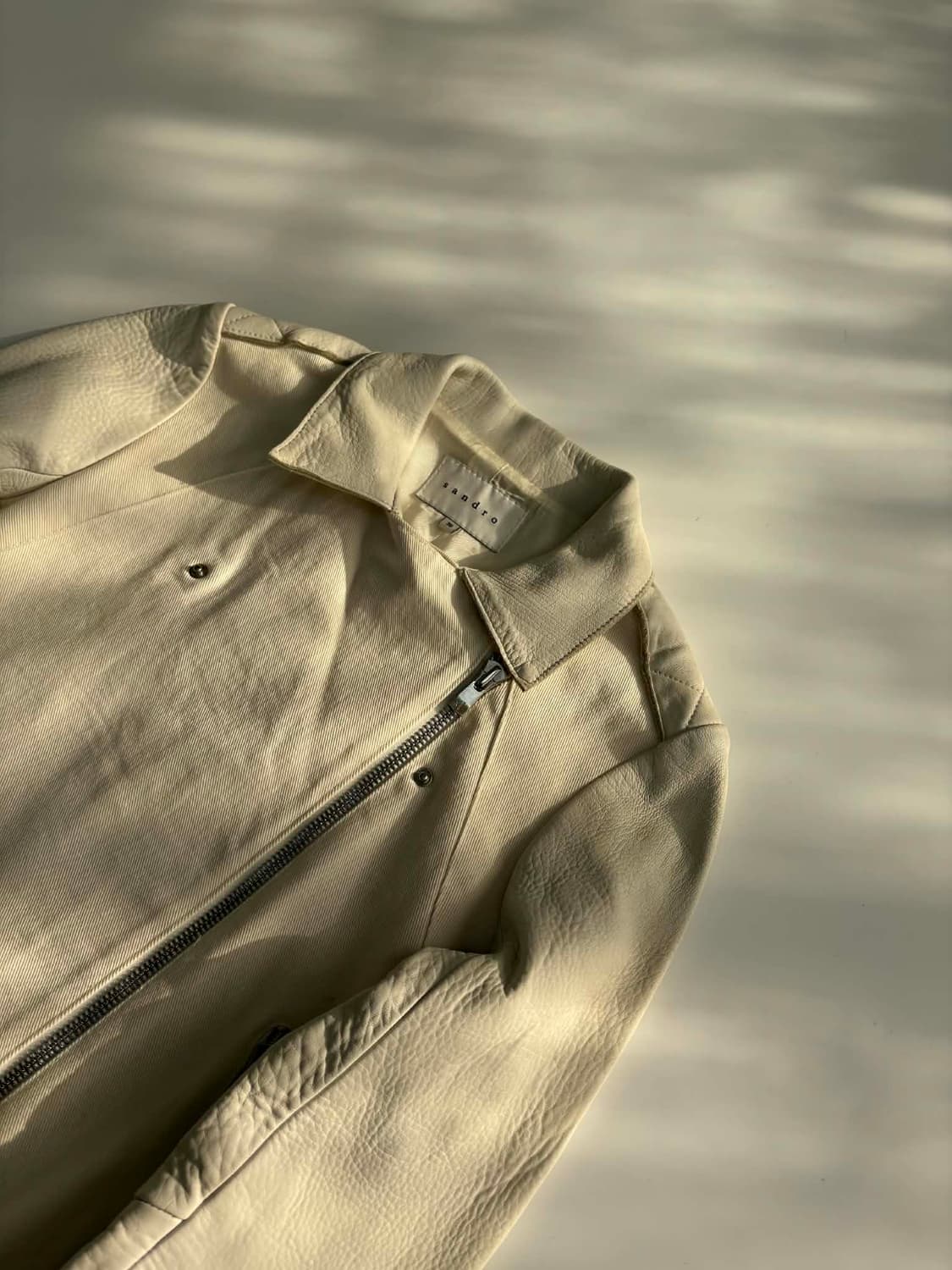 [36] 산드로 양가죽 라이더 자켓 상품이미지7