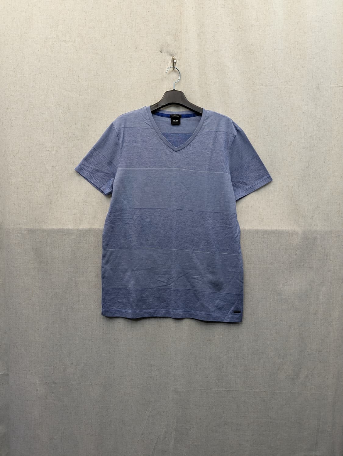 BOSS 블루 V넥 반팔 티셔츠  상품이미지1