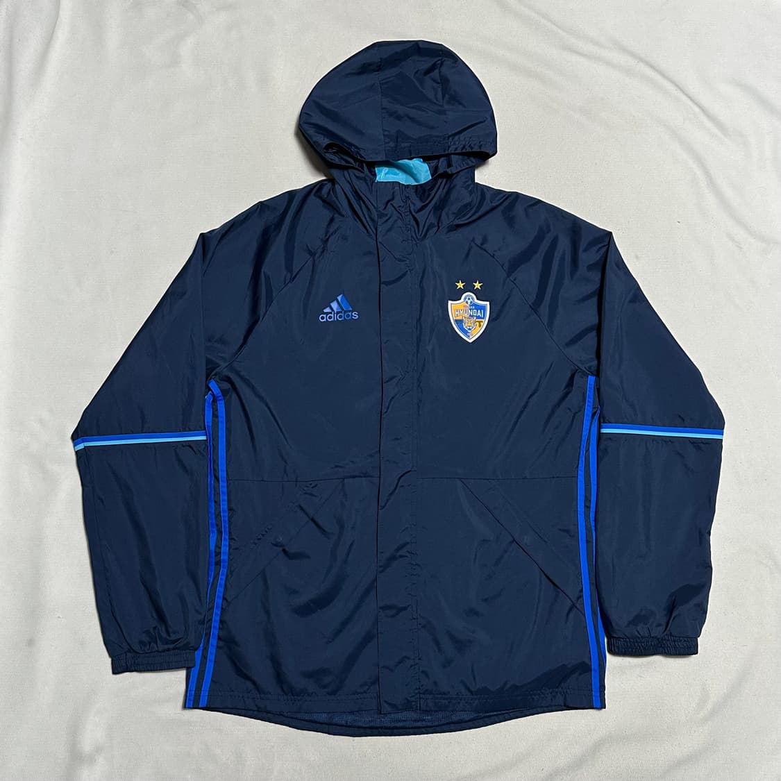 115 아디다스 울산 HD FC 네이비 바람막이 상품이미지2