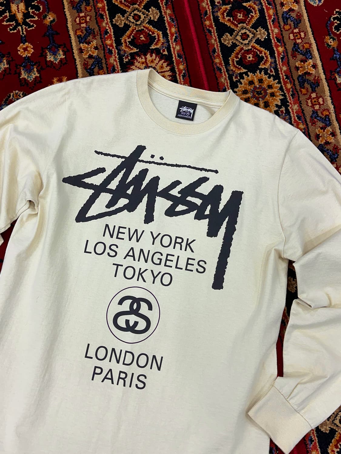 스투시 월드투어 롱슬리브M 상품이미지2