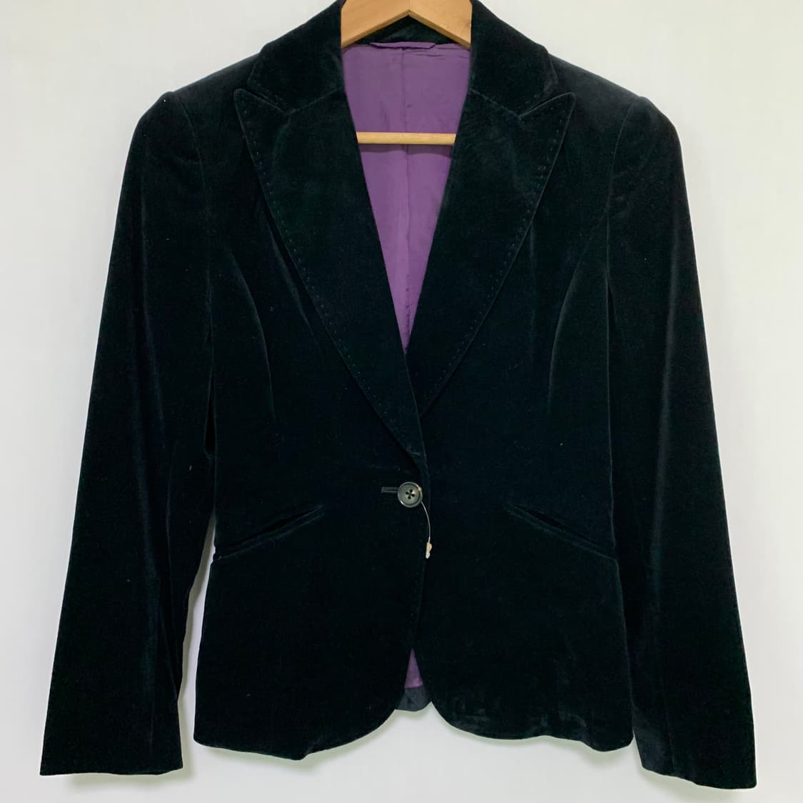 유나이티드 애로우 도쿄 일본빈티지 벨벳 싱글 버튼 블레이저 자켓 상품이미지3